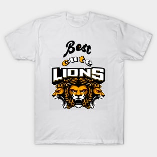 Best cute lions Lover T-Shirt